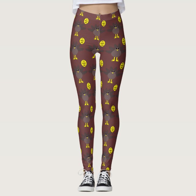 Turquie Heure Thanksgiving Leggings (Devant)