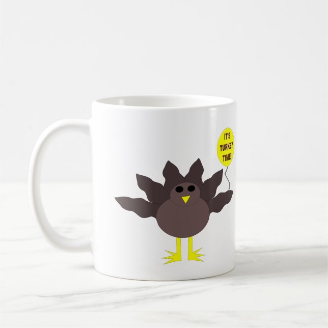 Turquie Heure Thanksgiving Mug (Gauche)