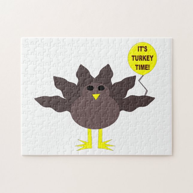 Turquie Heure Thanksgiving Puzzle (Horizontal)