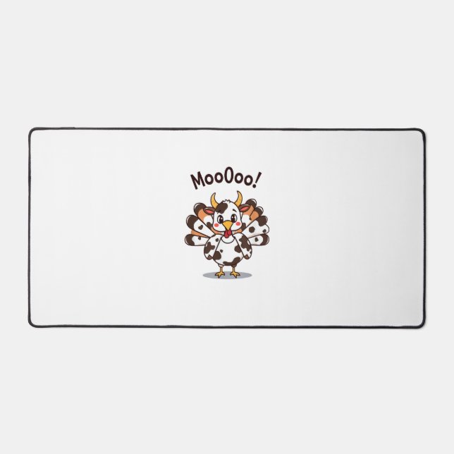 Turquie Moo Costume de vache mignonne Thanksgiving (Recto)
