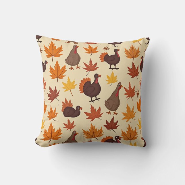 Turquie Thanksgiving Coussin Cushion (Recto)