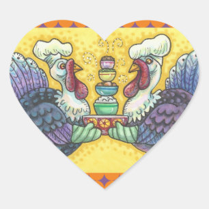 TURQUIE & TOUS LES FIXINS THANKSGIVING STICKERS Hr