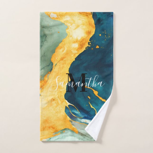 Turquoise (Serviette à main)