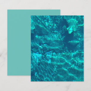 Turquoise Aqua Water Reflections Papier à papier