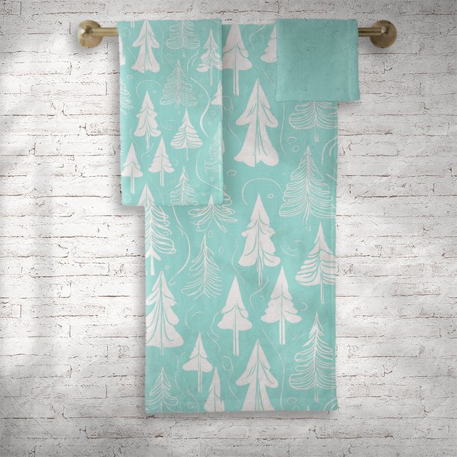 Turquoise Arbre de Noël Motif n° 6 ID1009 (Créateur téléchargé)