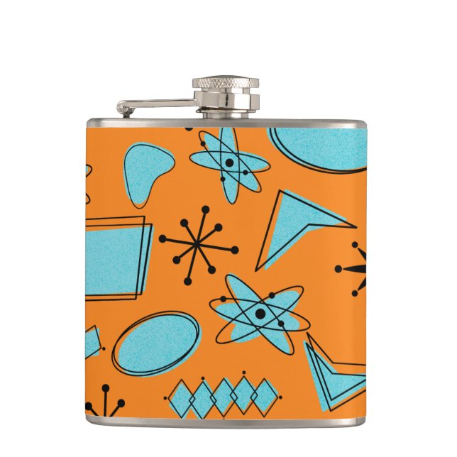 Turquoise Atomique MCM Sur Flacon Orange Vinyl Emb (Devant)