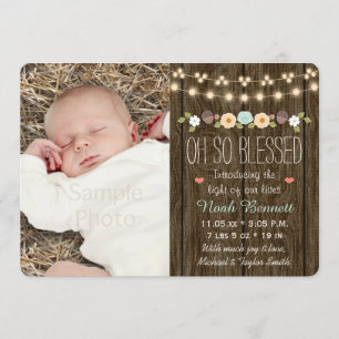 Turquoise Automne Rustique chaîne de Faire-part bé