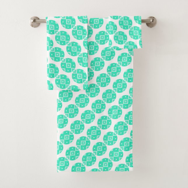 Turquoise Belarus Motif folklorique (En situation)
