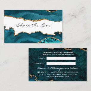 Turquoise - Carte de référence d'Agate Turquoise e