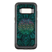 Turquoise Celtic Mandala Otterbox Galaxy S8 Coque