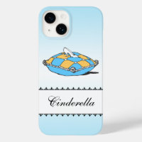 Turquoise Coussin coque iphone Cinderella personna
