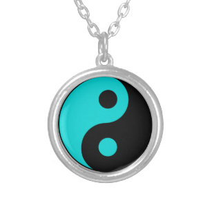 Turquoise de collier de Yin Yang