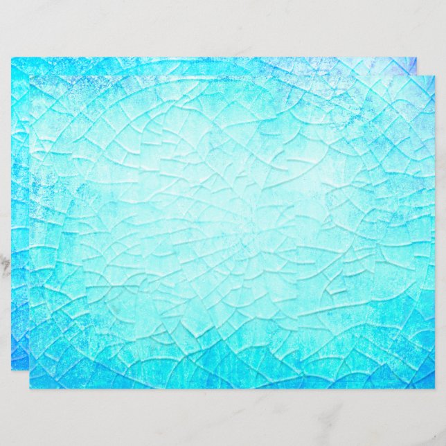 Turquoise de l'étang congelé (Devant / Derrière)