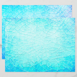 Turquoise de l'étang congelé