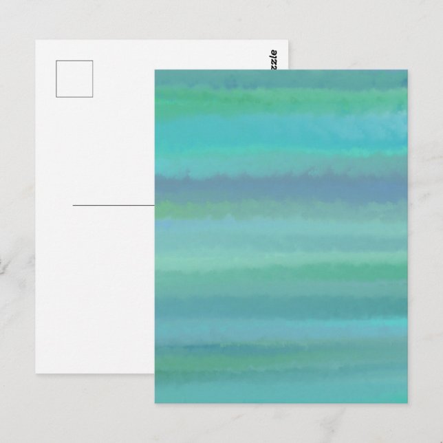 Turquoise Est Ma Carte Postale Couleur Favorite (Devant / Derrière)