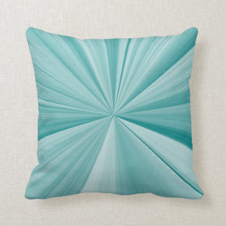 Turquoise et coussin turquoise de sofa de noeud de