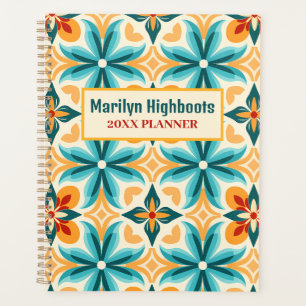 Turquoise et Tangerine milieu du siècle