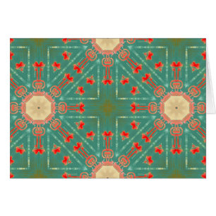 Turquoise fascinante de Bohème Starbursts de