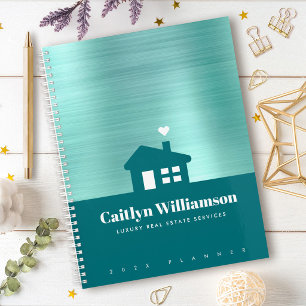Turquoise Green Real Estate Broker Maison professi