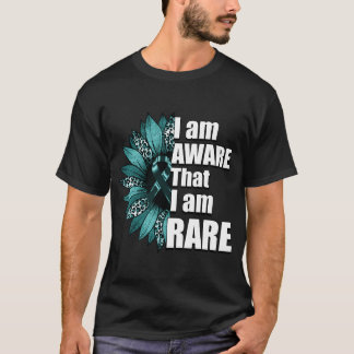 Turquoise Je suis conscient Je suis Rare T-shirt