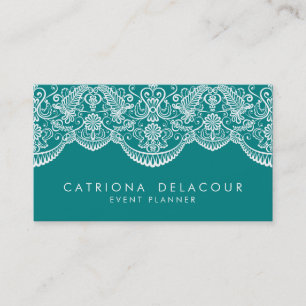 Turquoise marocain Motif Carte de visite