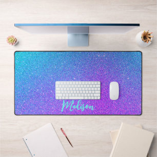 Turquoise moderne violet Parties scintillant bleue