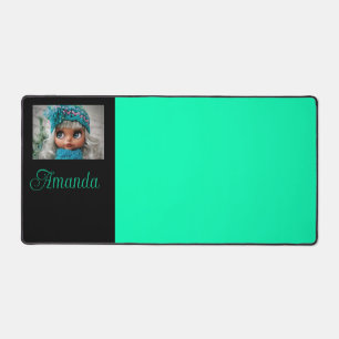 Turquoise néon ton vif moderne et élégant