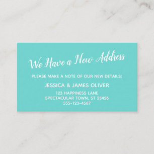 Turquoise Nous avons une nouvelle carte de distrib