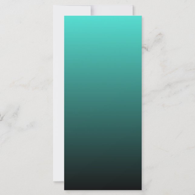 Turquoise Ombre Noir (Devant)