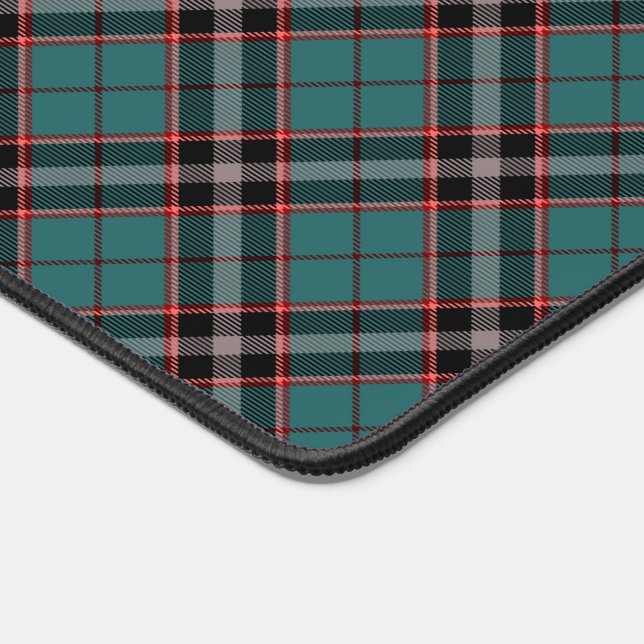 Turquoise rouge Plaid Bold Motif Vintage Tartan Je (Coin)