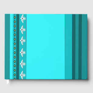 Turquoise Thunderbirds Blue Stripes Livre d'or