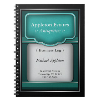 Turquoise vintage - Carnet d'affaires