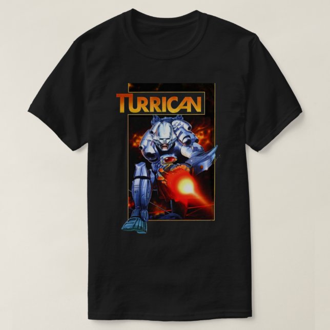 Turrican (Transparent) C64 Classic T-Shirt (Design devant)