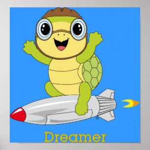 Turtle Dreamer™ Poster