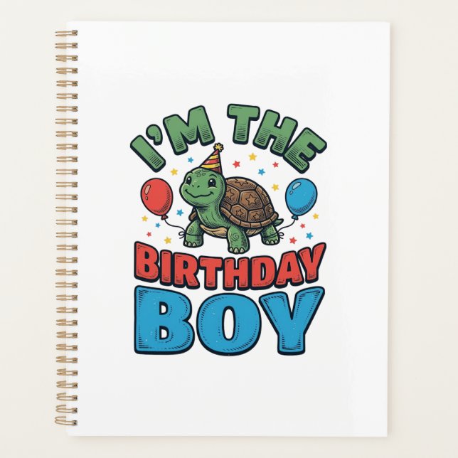Turtle garçon d'anniversaire conception de chemise (Devant)