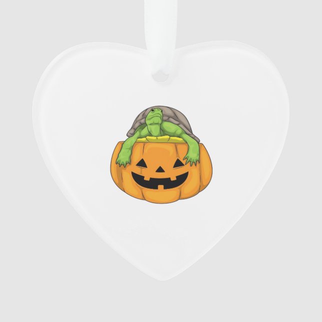 Turtle Halloween Pumpkin Classic T-Shirt_1 (devant)