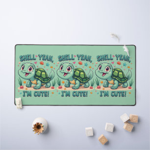 Turtle Kawaii mignonne avec jeu amusant Océan