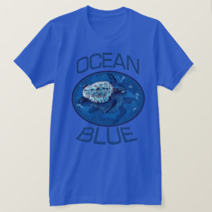 Turtle Ocean Blue American Apparel T-shirt