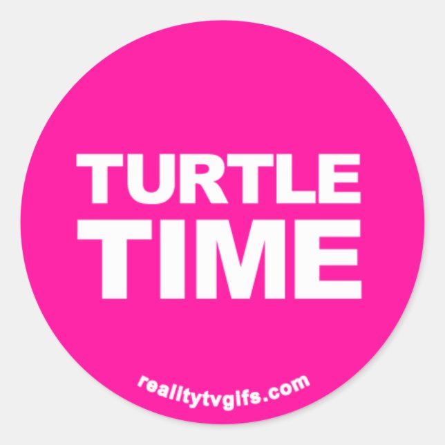 Turtle Time - Stickers (Devant)