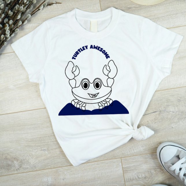 Turtley Awesome ! T-shirt Design Turtle Cute (Créateur téléchargé)