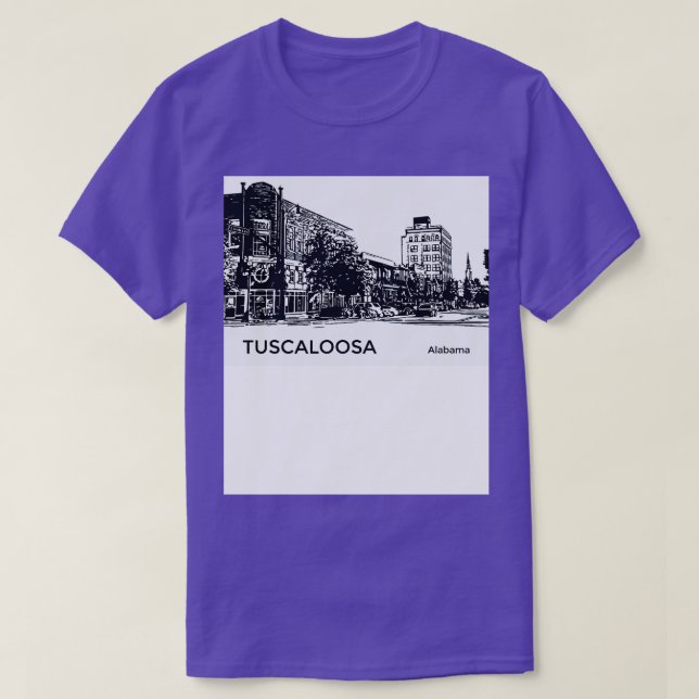 Tuscaloosa Alabama TShirt 1 (Design devant)