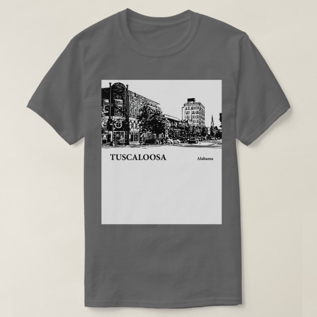 Tuscaloosa Alabama TShirt 3 (Design devant)
