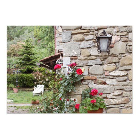 Tuscany.Italy. Ferme italienne Impression Photo