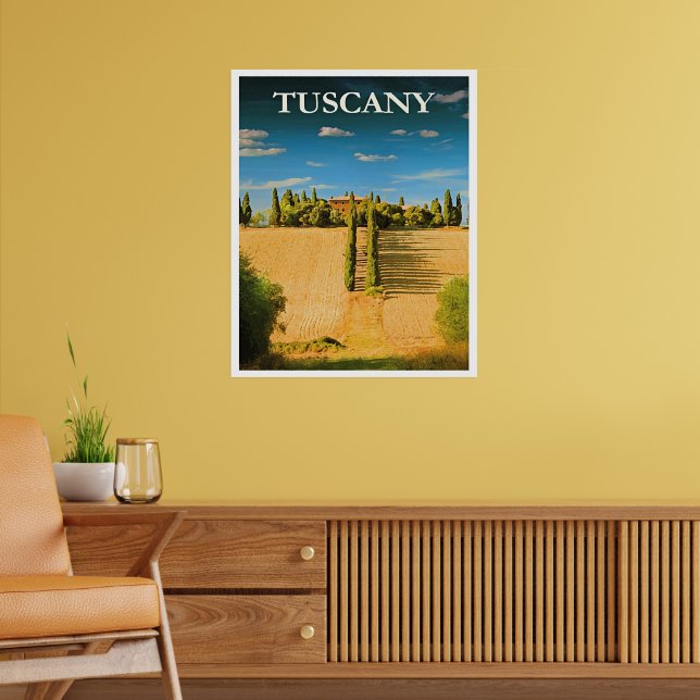 Tuscany, Italy travel poster (Salon 2)