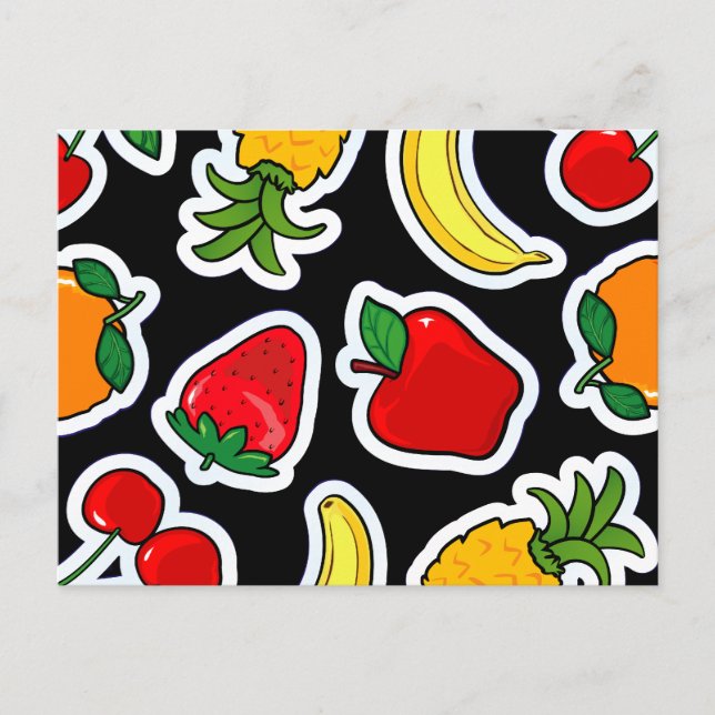 Tutti frutti, carte postale (Devant)