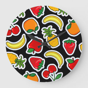 Tutti frutti, horloge murale
