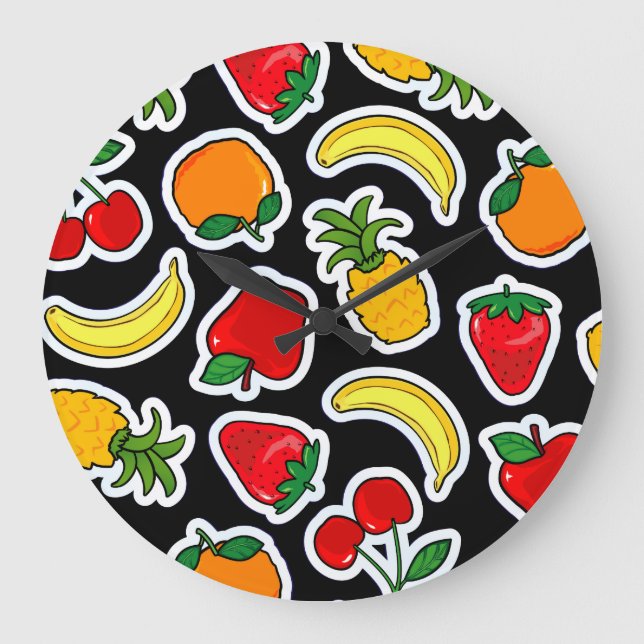 Tutti frutti, horloge murale (Recto)