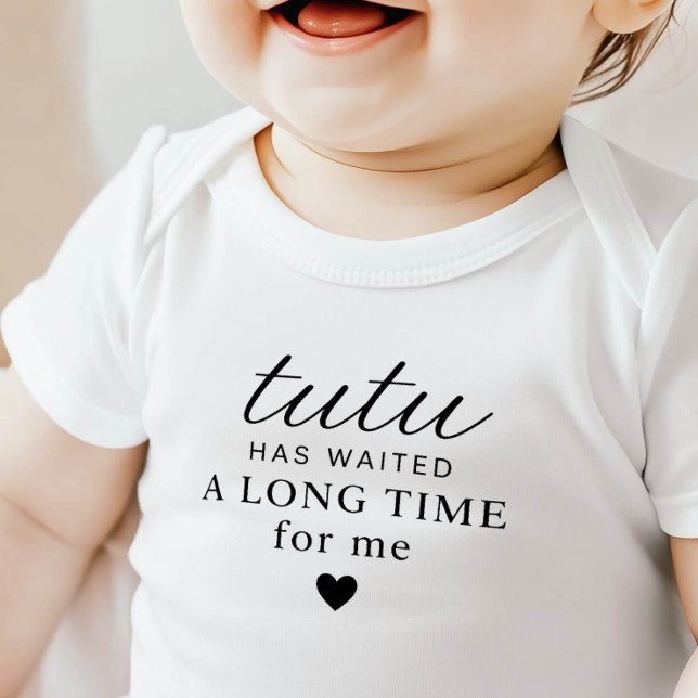 Tutu a attendu Body bébé Cadeau (Créateur téléchargé)