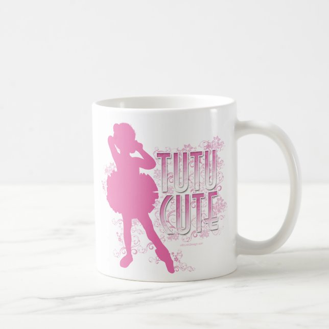 Tutu Cute (Rose) Café Mug (Droite)