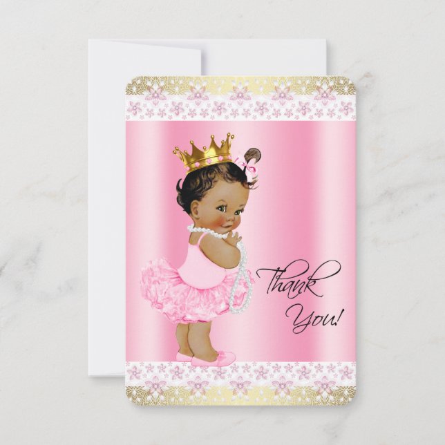 Tutu de ballerine ethnique bébé fille merci (Devant)